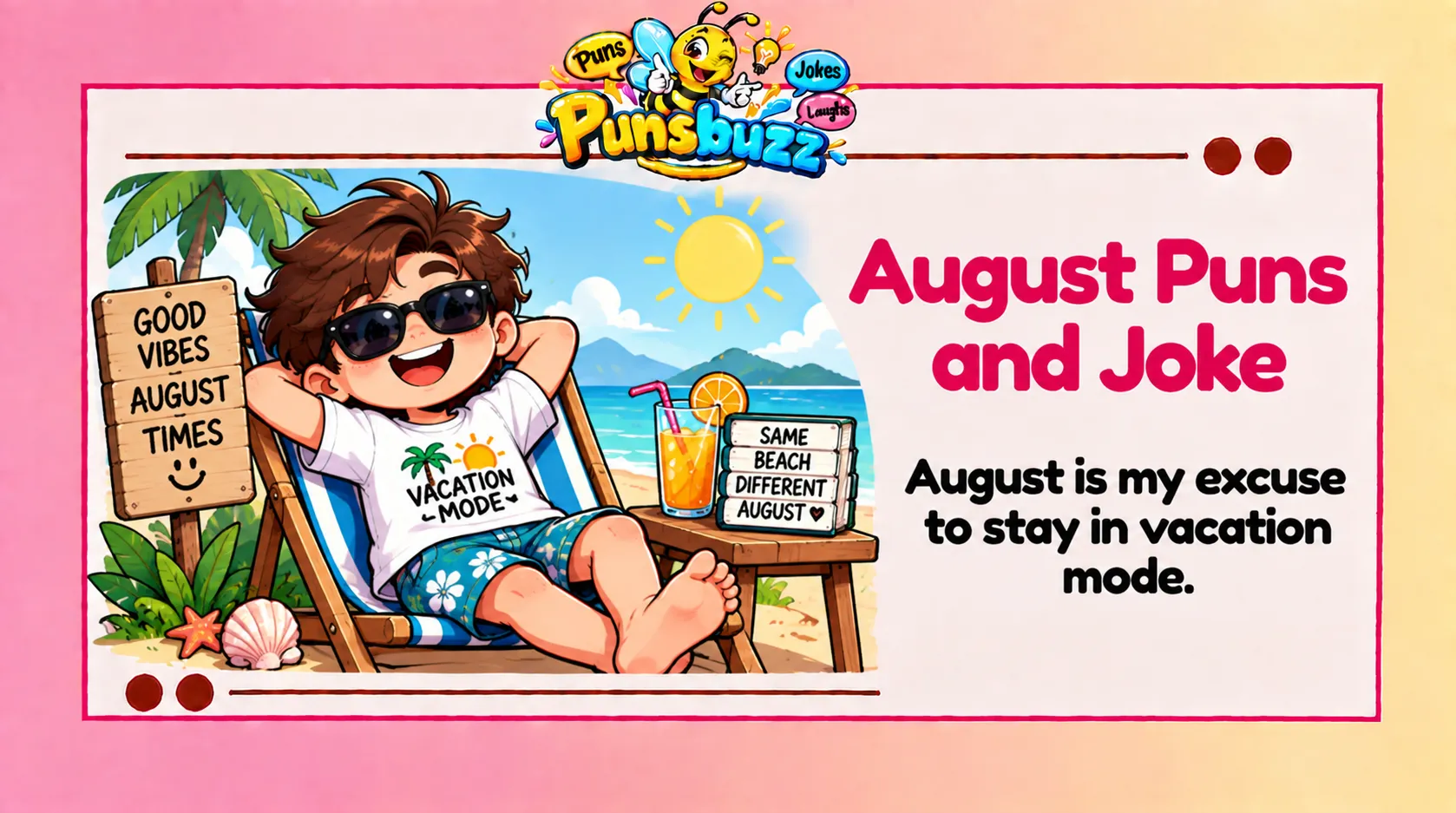 August Puns and Joke
