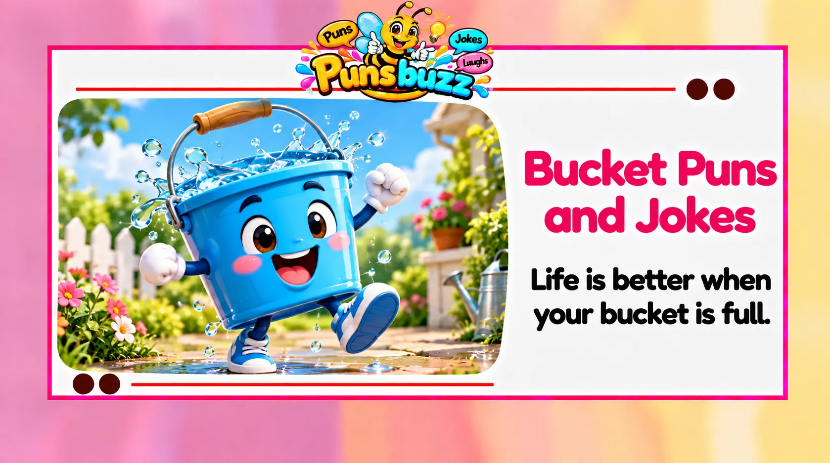 Bucket Puns and Jokes