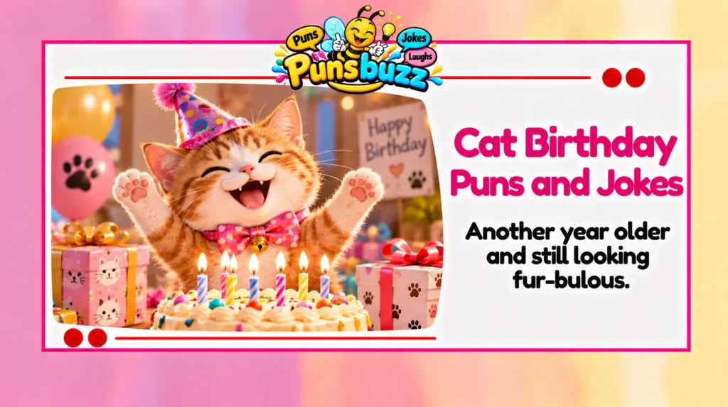 Cat Birthday Puns and Jokes