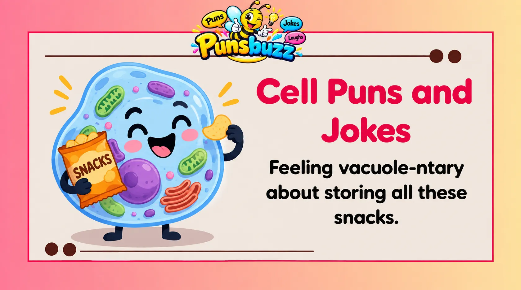 Cell Puns and Jokes
