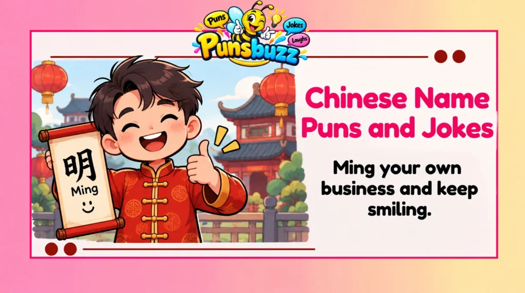 Chinese Name Puns and Jokes