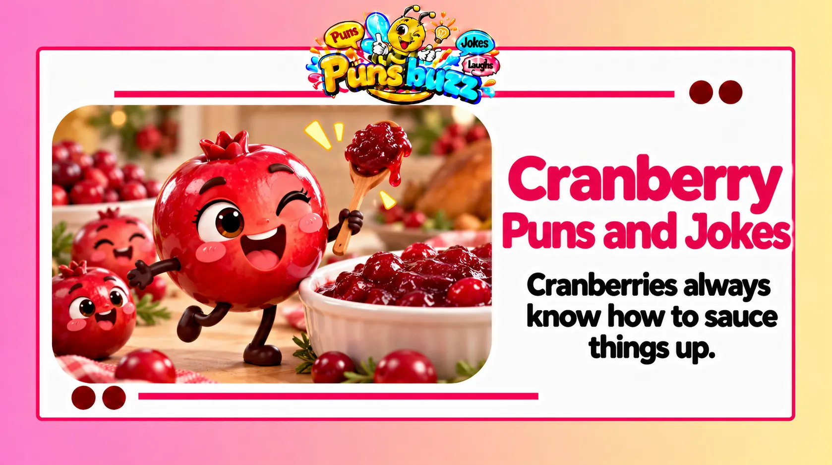 Cranberry Puns and Jokes