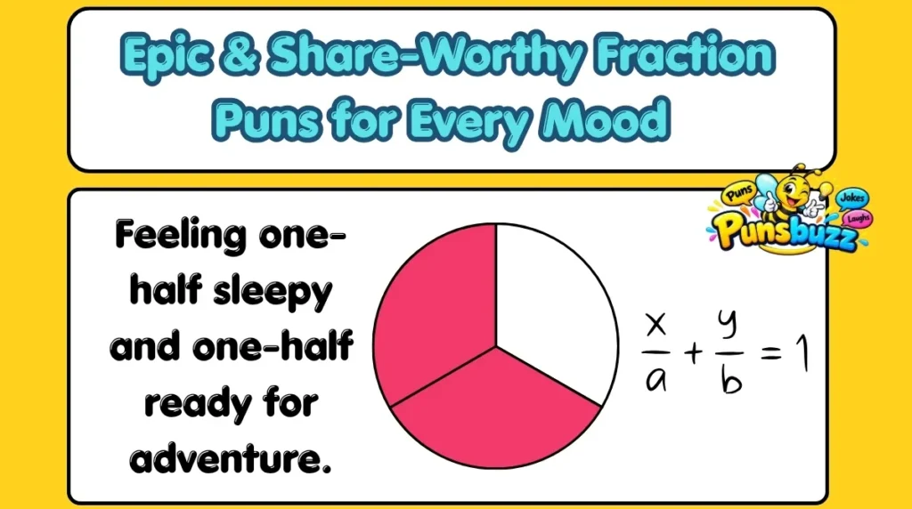 Epic & Share-Worthy Fraction Puns for Every Mood 