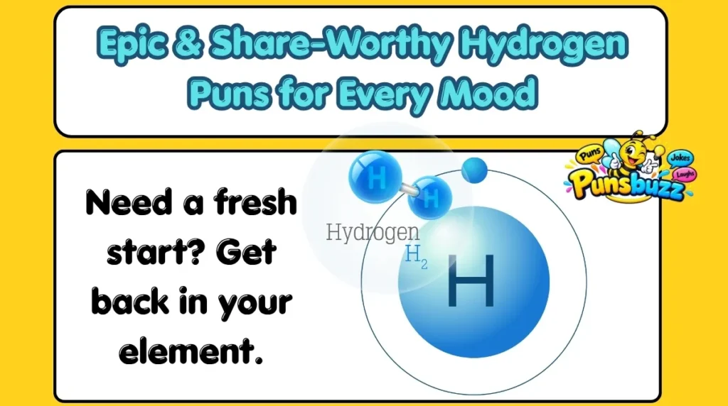 Epic & Share-Worthy Hydrogen Puns for Every Mood