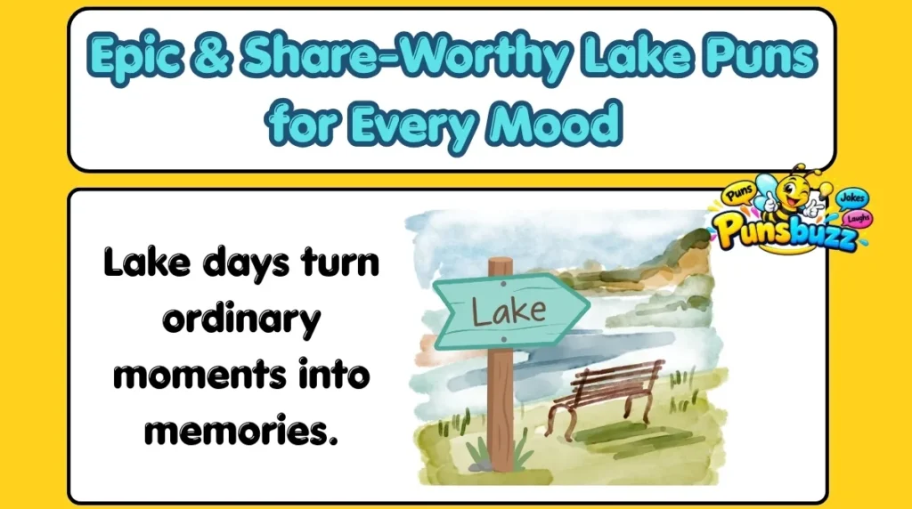 Epic & Share-Worthy Lake Puns for Every Mood