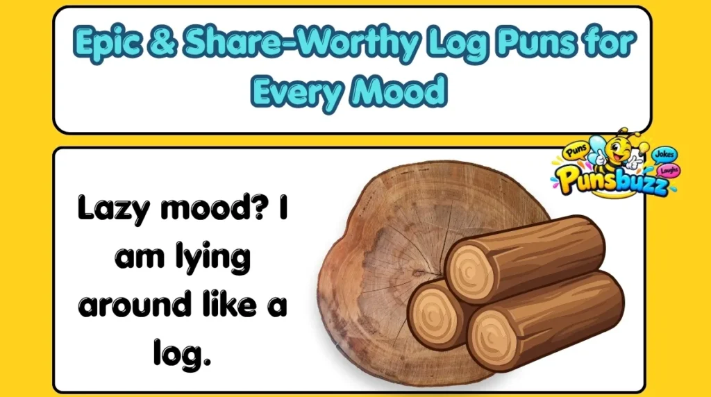Epic & Share-Worthy Log Puns for Every Mood