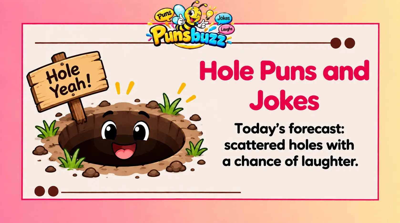 Hole Puns and Jokes