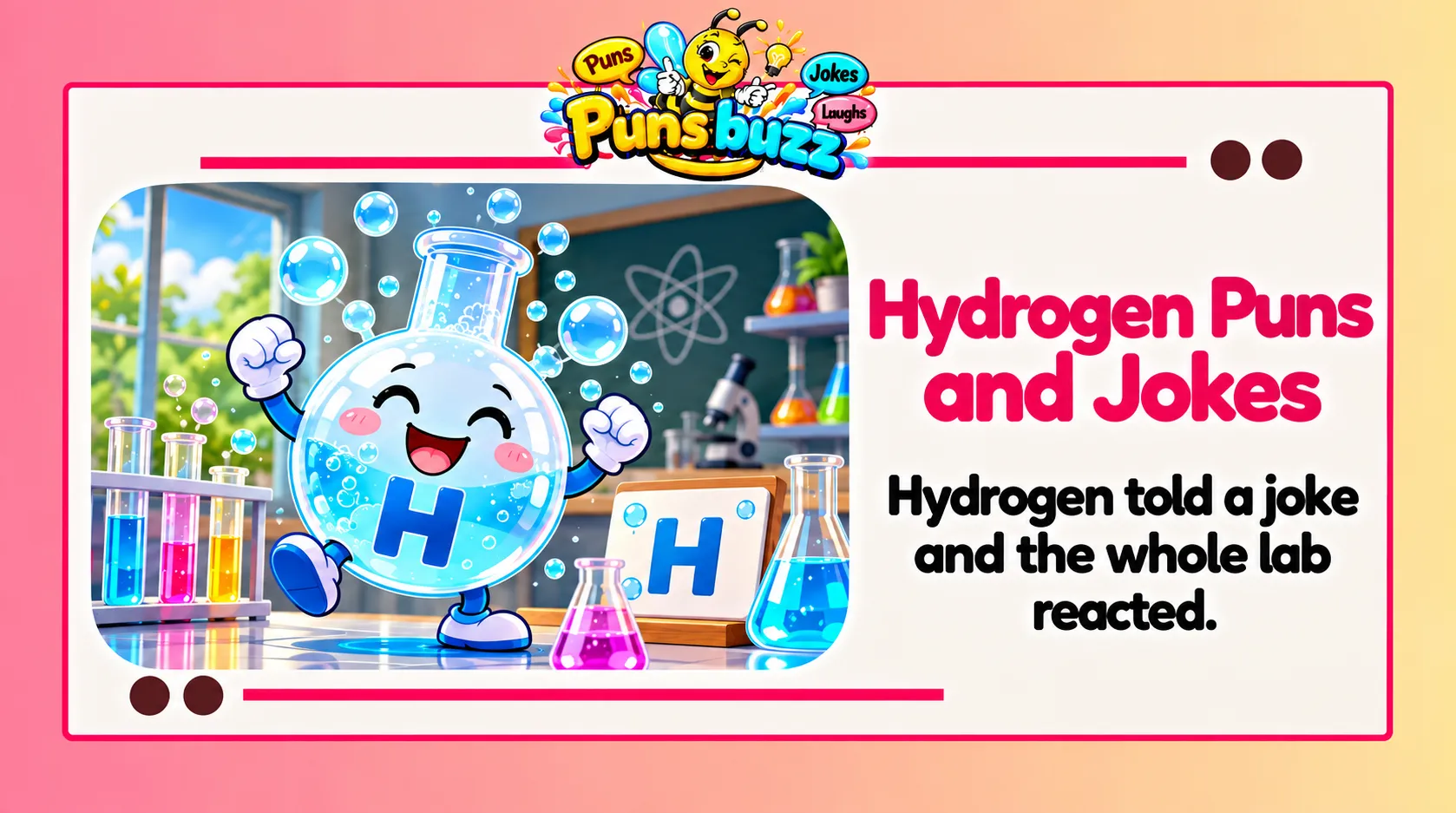 Hydrogen Puns and Jokes