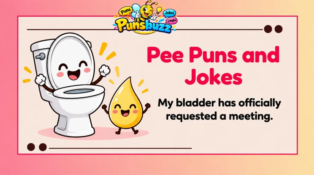 Pee Puns and Jokes