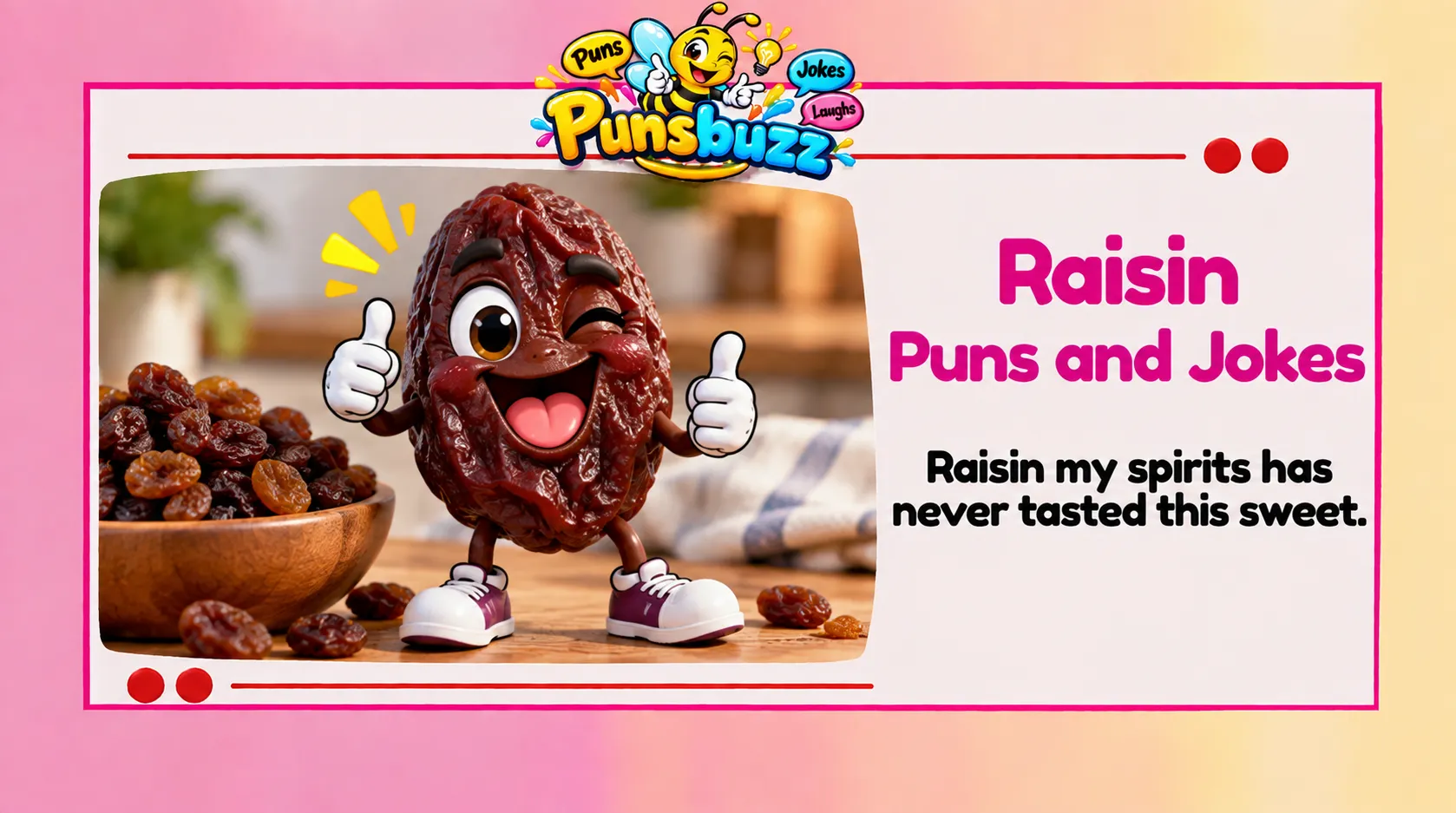 Raisin Puns and Jokes