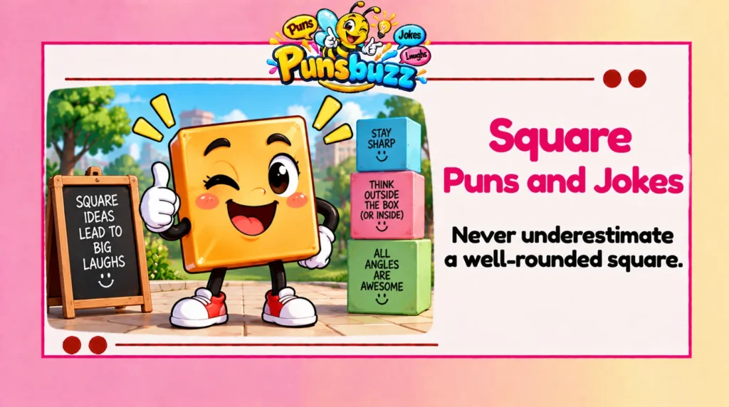 Square Puns and Jokes