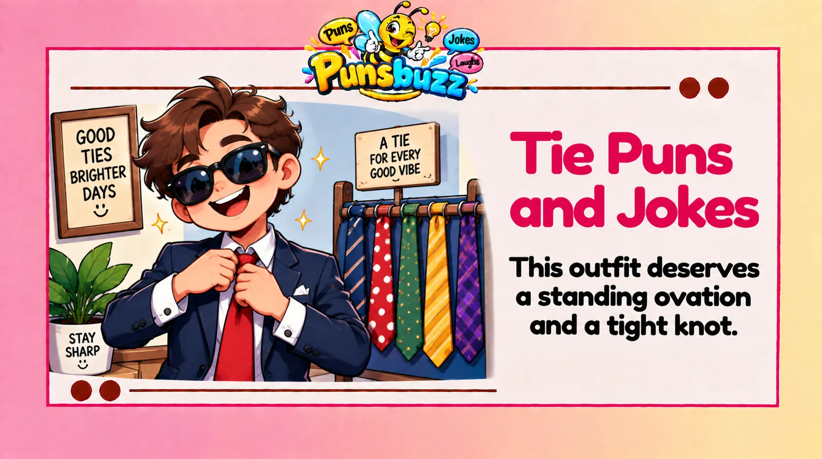 Tie Puns and Jokes