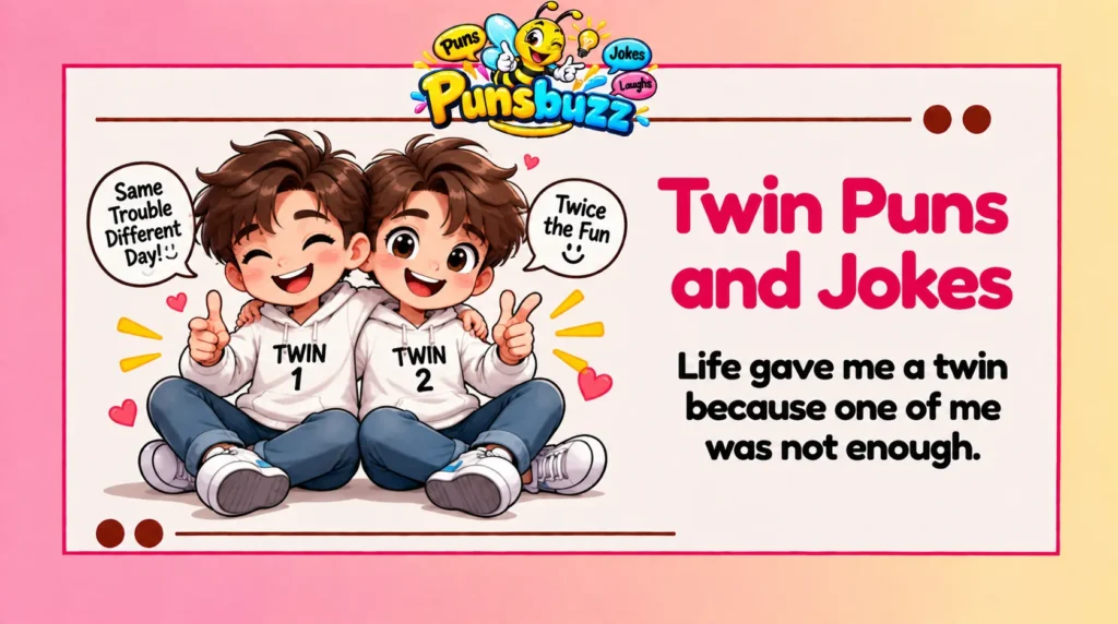 Twin Puns and Jokes