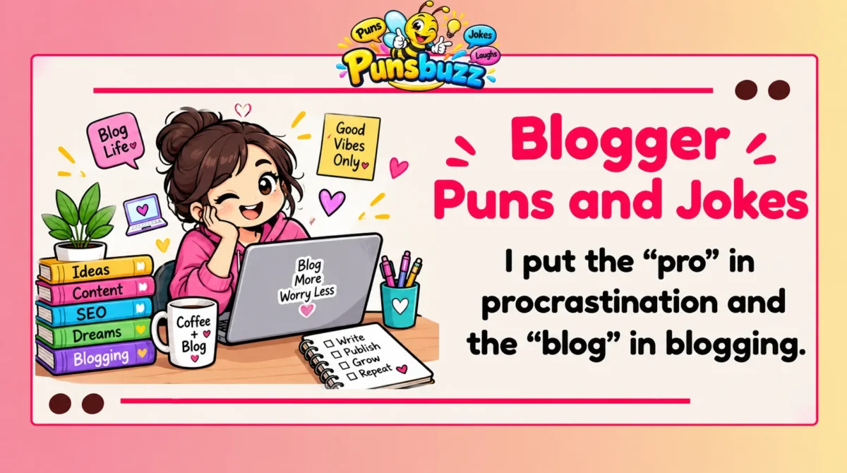 Blogger Puns and Jokes