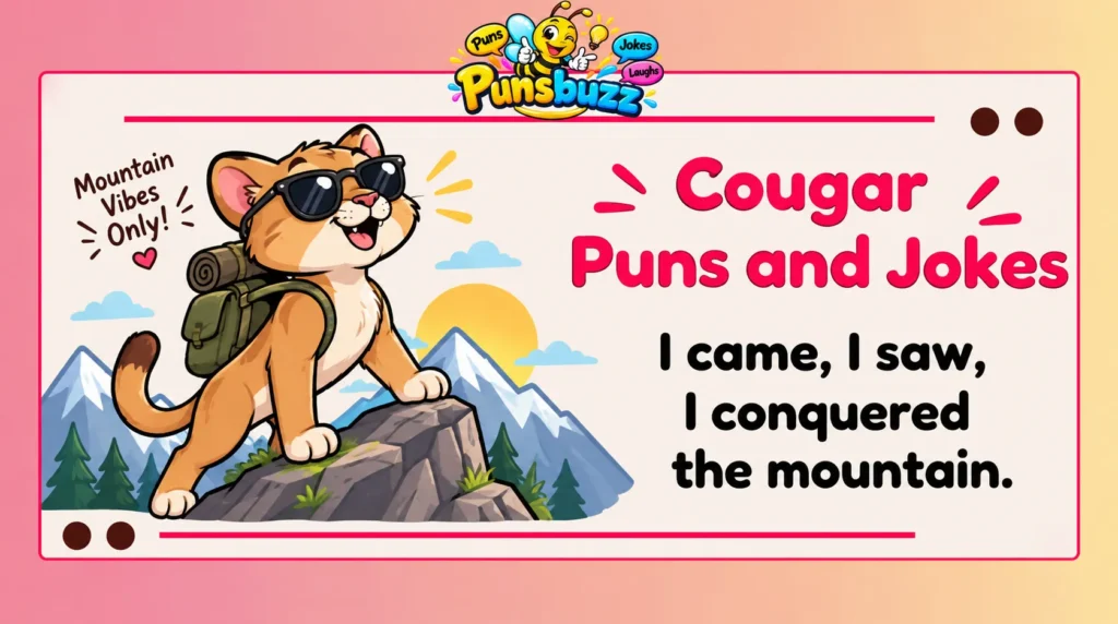 Cougar Puns and Jokes