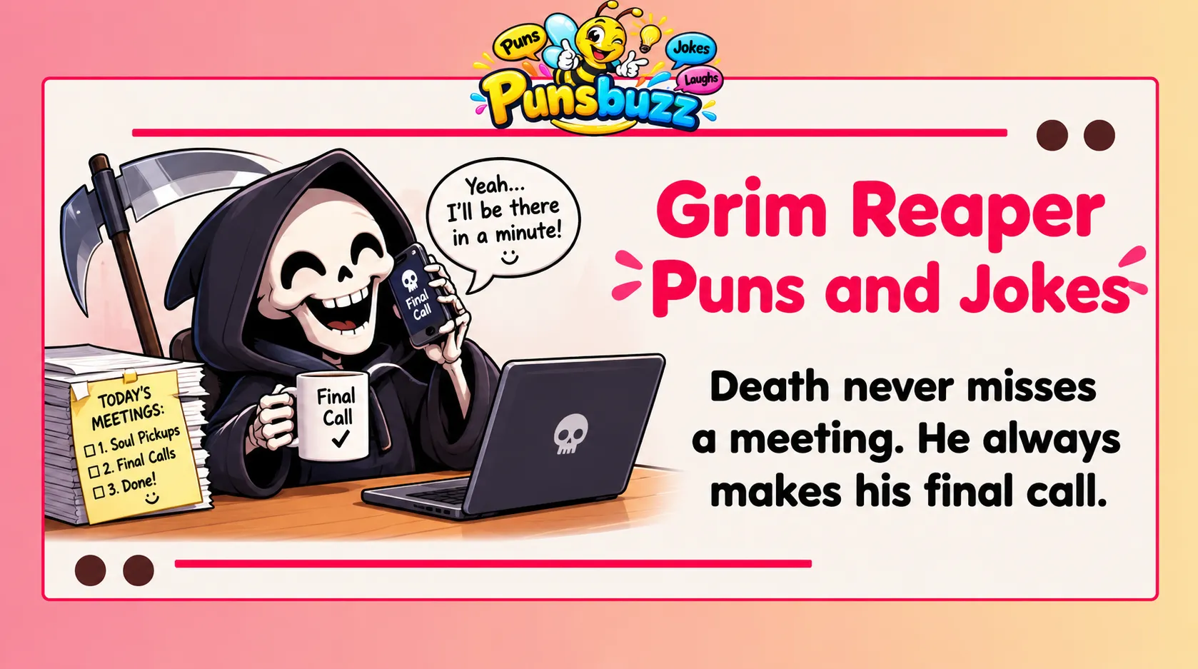 Grim Reaper Puns and Jokes