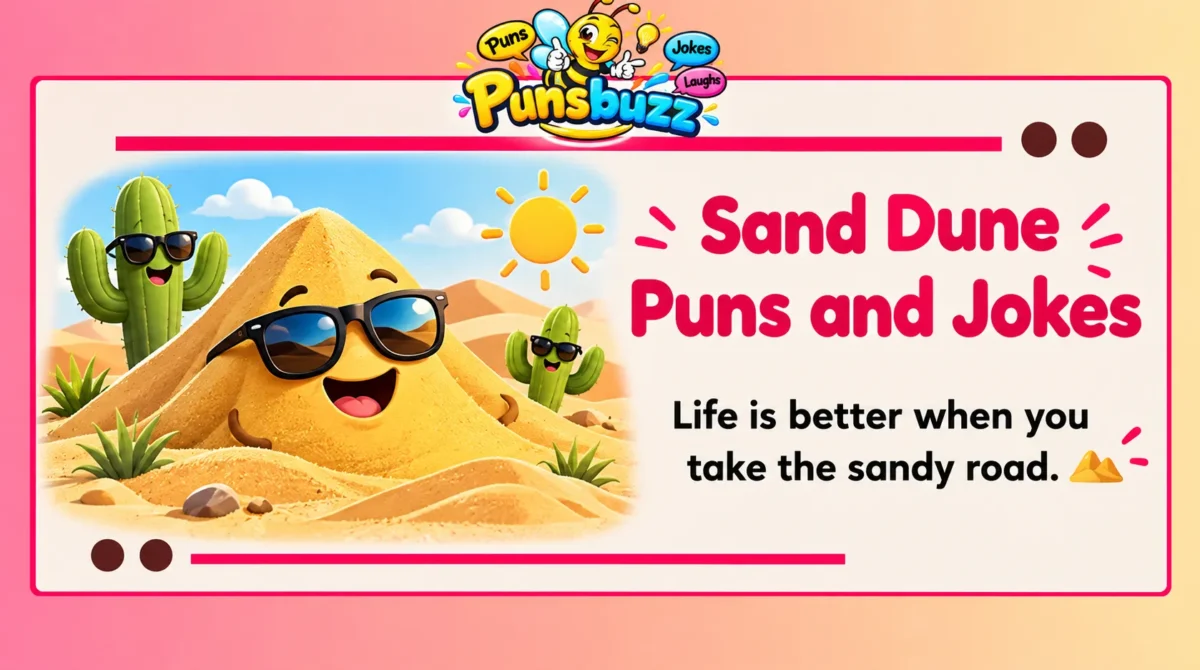Sand Dune Puns and Jokes